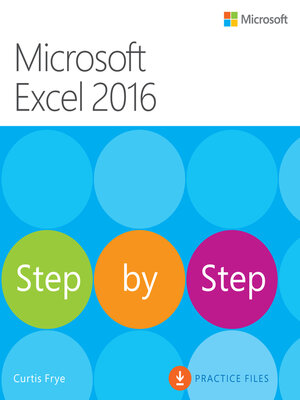 cover image of Microsoft Excel 2016 Step by Step